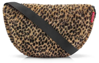 Produktbild von reisenthel Umhängetasche Moonbag Leo Fake Fur braun