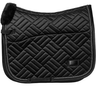 Produktbild von Equestrian Stockholm Springschabracke Vegan Fur Crystal Schabracke Black Full
