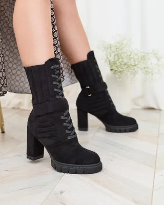 Produktbild von Royalfashion Schwarzer isolierter Damenstiefel Sehhra, Größe 36