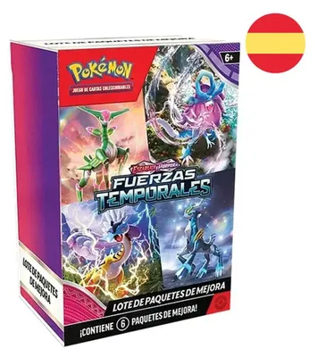 Obrázek produktu pro Pokémon Trading Card Game Scarlet & Violet – Temporal Forces Booster – sběratelské karty – vícebarevné – pro děti – vícebarevné – jedna velikost