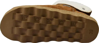 Produktbild von Rohde Damen Hausschuh geschlossen Leder Stiefelette warm gefüttert Foggia 6128, Größe:40 EU, Farbe:Braun
