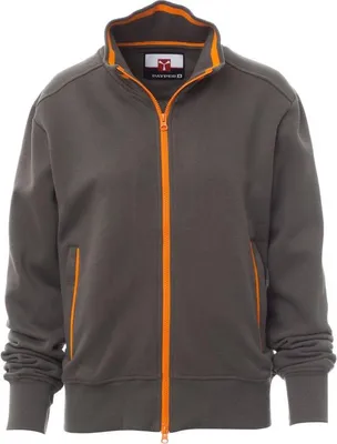 Produktbild von Damen Sweatjacke "MELBOURNE" - Payper Rauchgrau/Orange M