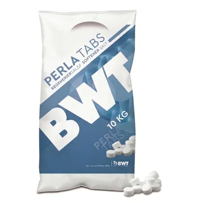 Produktbild von BWT Perla-Tabs, Tablettensalz, für Weichwasseranlagen, Sack mit 10kg, 1 Stk.