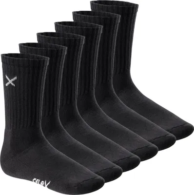 Produktbild von CFLEX Lifestyle Uni-Crew-Socken (6 Paar) – Schwarz