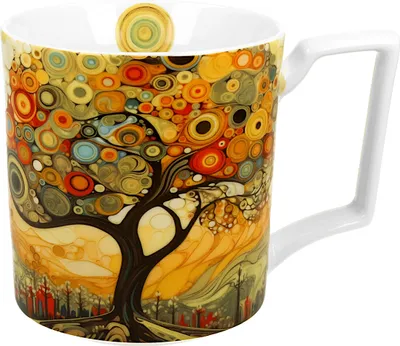 Produktbild von DUO Jumbo Becher 750 ml MODERN TREE New Bone China Porzellan
