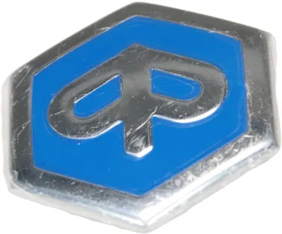 Produktbild von Emblem Piaggio blau silber Ø 42 mm zum Stecken für Skipper 125, Hexagon 125