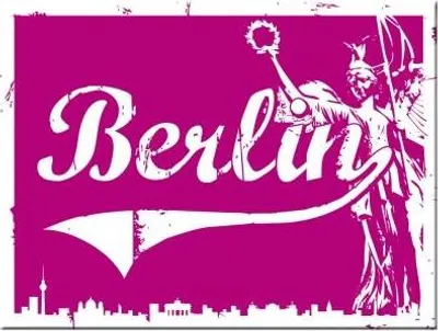 Zdjęcie produktu dla Magnes Na Lodówkę Berlin Goldelse Pink