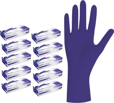 Produktbild von Unigloves COBALT PEARL 10 x 100 Stück 5-6 X-Small