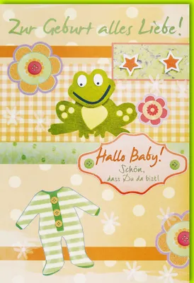 Produktbild von Geburt – Baby – Freudiges Ereignis - Karte mit Umschlag 2