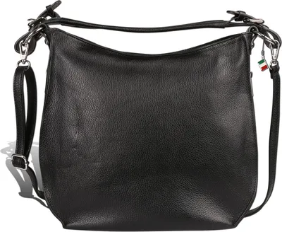 Produktbild von Florence Damen Schultertasche Tasche schwarz Leder Größe 38x12x31 D2OTF187S1