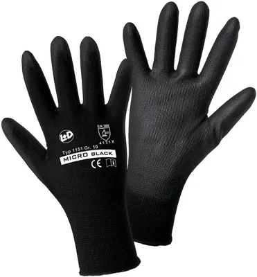 Image de Gant en maille fine MICRO black taille 8