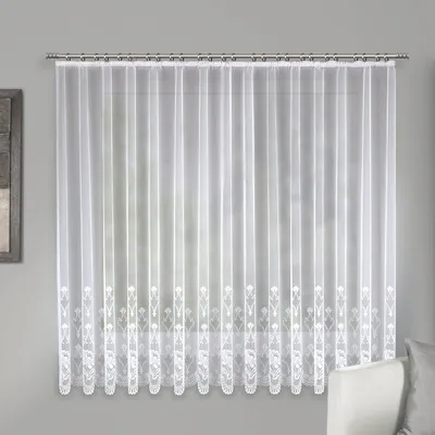 Produktbild von Fertigstore "Vera" weiß mit Faltenband - Gardine von Albani