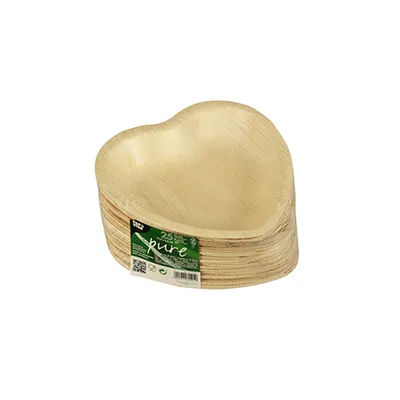 Zdjęcie produktu dla Papstar 85501, Płyta, Inne, Liść Palmowy, Drewno, Monochromatyczny, 25 szt.