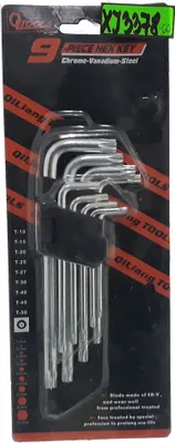 Produktbild von Pronett XJ3378 TORX Winkelschlüsselsatz 9-tlg.