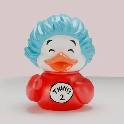 Image de Le chat au chapeau Tubbz - Figurine en PVC « Thing 2 » - Édition en boîte - 10 cm