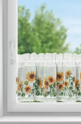 Immagine prodotto di Tenda decorativa a vetro colorato corto per cucina PAULI 30x150 cm MyBestHome