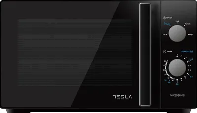 Obrázek produktu pro Mikrovlnná trouba Tesla MW2030MB, 700 W, 20 litrů, 5 úrovní výkonu, časovač, rozmrazování, černá