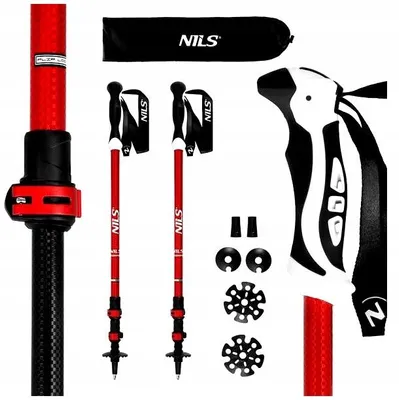 Produktbild von Nils TK8601 Trekkingstöcke Faltbar Leicht Verstellbar