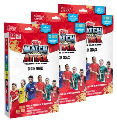 Produktbild von Topps Match Attax Bundesliga - 2024/2025 - 3 Mega Packs