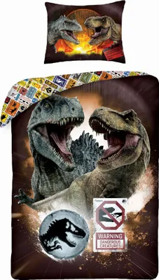 Produktbild von Povlečení Dinosauři Jurský svět dinosauři Dominion bavlna 140x200 70x90