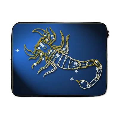 Produktbild von MuchoWow® Laptop Hülle 15 Zoll Sternbild - Skorpion - Sterne Laptoptasche - Laptoptasche - Sleeve - Rundum-Schutz