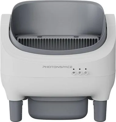 Produktbild von Photonspace Selbstreinigende Katzentoilette – Offene, automatische Katzentoilette – Elektrische Katzentoilette – Inkl. App – Mit Streumatte und 3 Roll