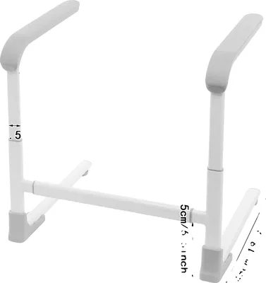 Immagine prodotto di Supporto per la schiena, regolabile in altezza, con piedini antiscivolo, colore grigio