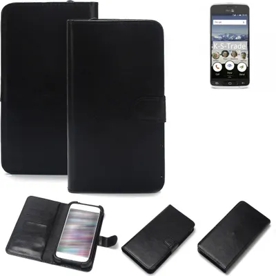 Produktbild von K-S-Trade Handyhülle Schutzhülle kompatibel mit doro 8040 Handy Schutz Hülle Handyhülle Bumper schwarz 1x