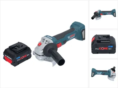 Produktbild von Bosch GWS 18V-7 Professional Akku Winkelschleifer 18 V 125 mm Brushless + 1x ProCORE Akku 8,0 Ah - ohne Ladegerät