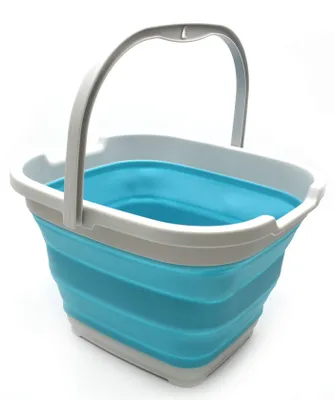 Image de Omgoods - Seau rectangulaire pliable de 10 litres