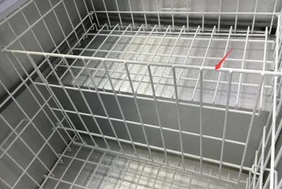 Produktbild von CHEFGASTRO Gitter-Trennwand für Tiefkühltruhe 7072 HxT 31,2x72,1cm