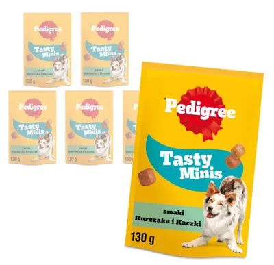 Produktbild von Pedigree Tasty Minis Kaubare Würfel Mit Huhn 6*130g Hundesnack