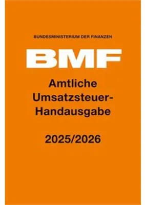 Produktbild von Amtliche Umsatzsteuer-Handausgabe 2025/2026