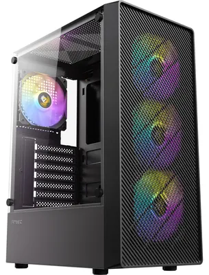 Obrázek produktu pro Antec AX26 RGB Elite Mid Tower Gaming Bl - Midi/Minitower