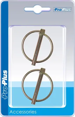 Obrázok produktu pre Závlačka 6 mm s krúžkom 2 kusy v blistri