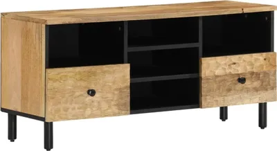 Produktbild von TV-Schrank 100x33x46 cm Massivholz Mango