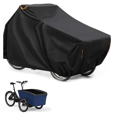 Immagine prodotto di Copertura per biciclette – Copertura impermeabile in tessuto Oxford, adatta per biciclette e tricicli, dimensioni 220 x 100 x 110 cm