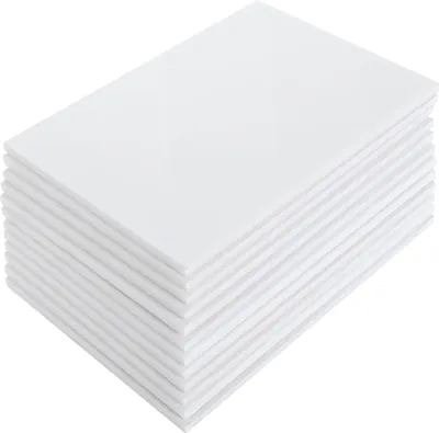 Produktbild von Schuimplatte weiß A5 148 x 21 cm 5 mm - doppelseitig - für Modellbau und Handwerk - 20 Stück Foamboard A3