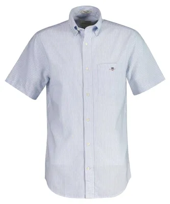 Produktbild von Gant - Button-Down-Hemd für Herren, kurzärmlig GT21115 (M) (Hellblau)