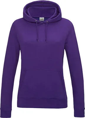 Produktbild von Just Hoods JH001F | Girlie College Hoodie / Kapuzenpullover / WRAP - Farbe: Purple - Größe: S