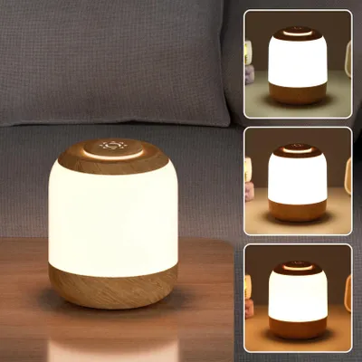Productafbeelding van Nachtlamp, LED Aanraakbediening, USB Oplaadbare, Dimbare Tafellamp