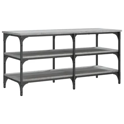 Obrázok produktu pre vidaXL Lavica na topánky sivá Sonoma 100x38,5x49 cm Materiál na báze dreva