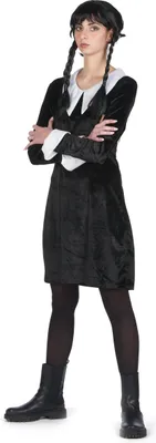 Produktbild von Schulmädchen-Kostüm für Erwachsene schwarz - XL