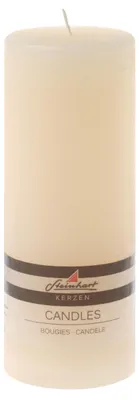 Produktbild von Stumpenkerze "Raureif" Creme 200/78 mm