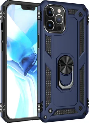 Produktbild von Hülle für Apple iPhone 11 - Outdoor Ring Schutzhülle Handyhülle Case - Blau