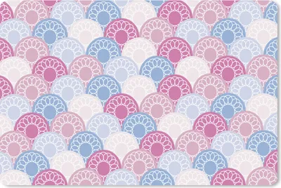 Produktbild von MuchoWow® Mauspad Mousepad Kreis - Muster - Rosa 27x18 cm - Mousepads - Maus Mat - Pad - Mausunterlage - Büroartikel - Desk Matten