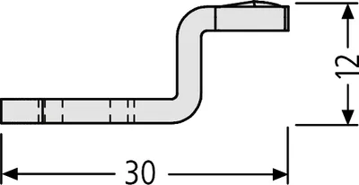 Produktbild von RENZ Riegel gekröpft 97-9-00365