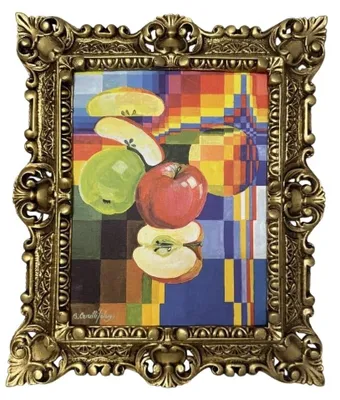 Image de Tableau baroque dans un cadre  Décoration murale, 45 x 38 cm