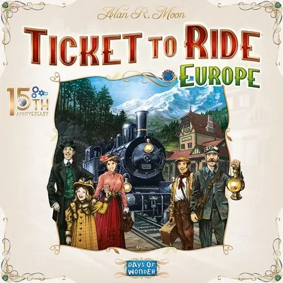 Imagen del producto de Ticket to Ride: Europe – 15th Anniversary – Juego de mesa – Days of Wonder – 2-5 jugadores – 8+