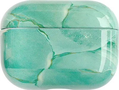 Produktbild von Mobigear Marble  Apple AirPods Pro 2 Hardcase Hülle - Grün